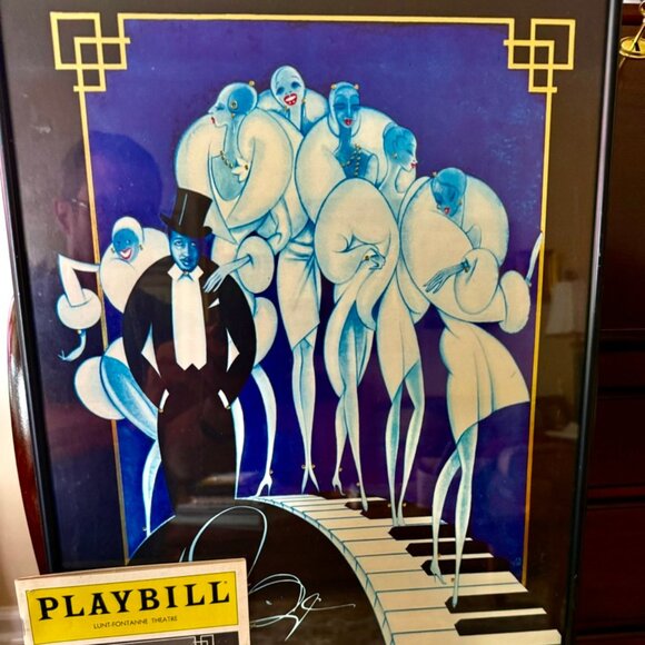 Sophisticated Ladies Musical Theater Broadway Framed Poster & Original Playbill - Picture 1 of 5